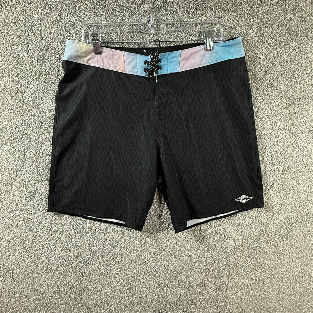 Billabong Recycler Sundays Pro Board Shorts Mens 34 Black 4-Way Stretch Surf